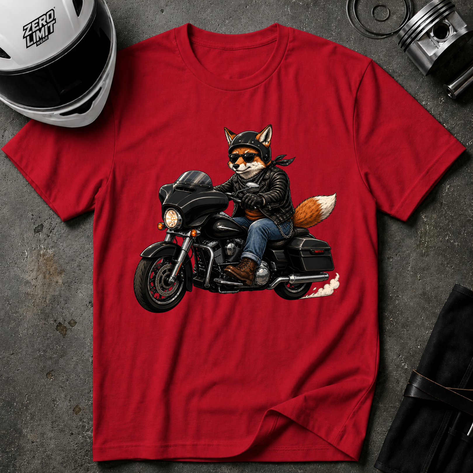 FOX RIDING T-SHIRT