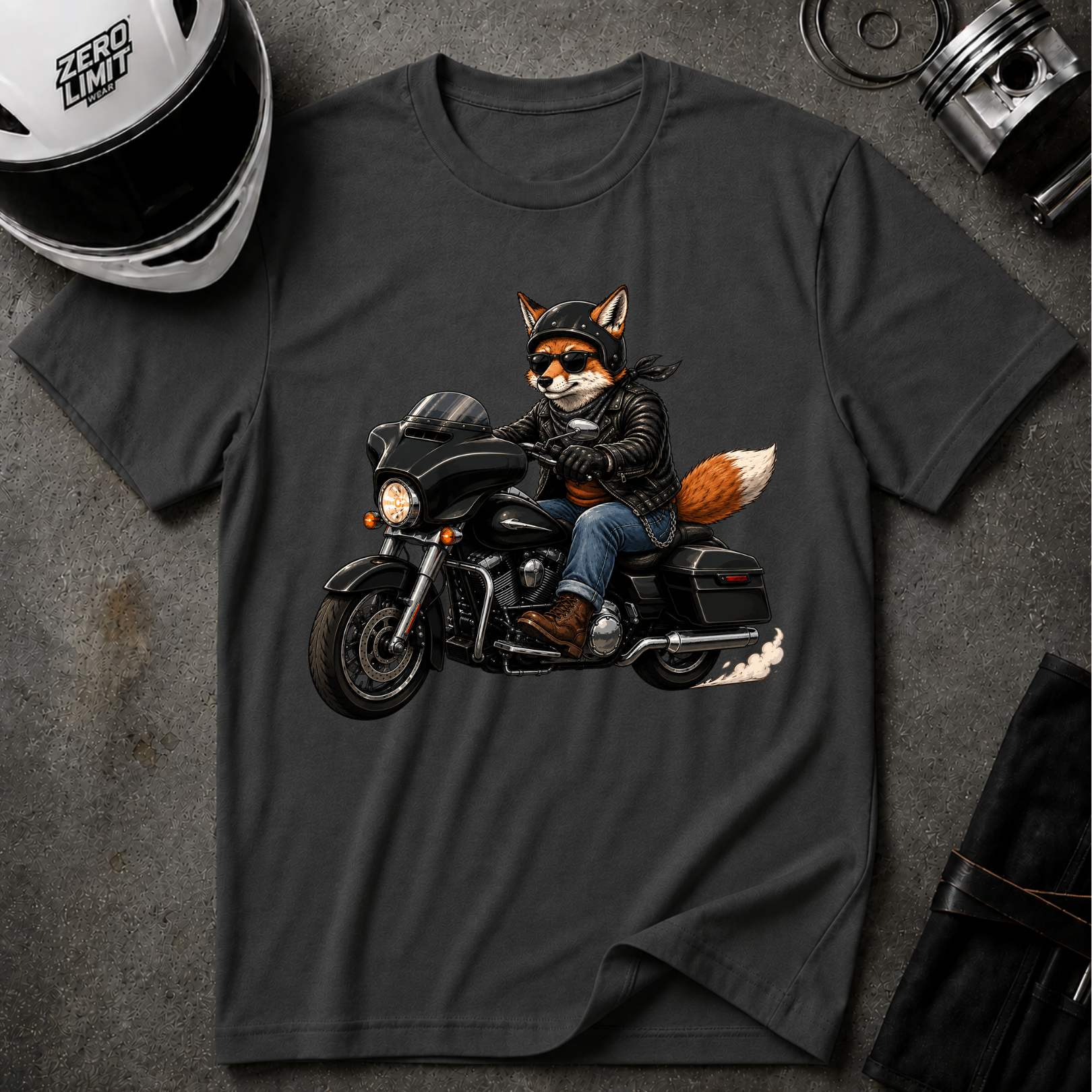 FOX RIDING T-SHIRT