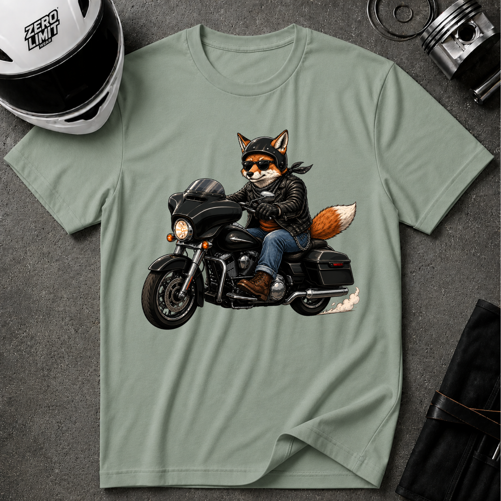 FOX RIDING T-SHIRT