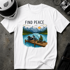 FIND PEACE FISHING T-SHIRT