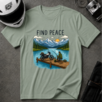 FIND PEACE FISHING T-SHIRT