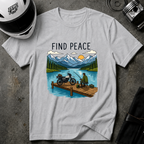FIND PEACE FISHING T-SHIRT