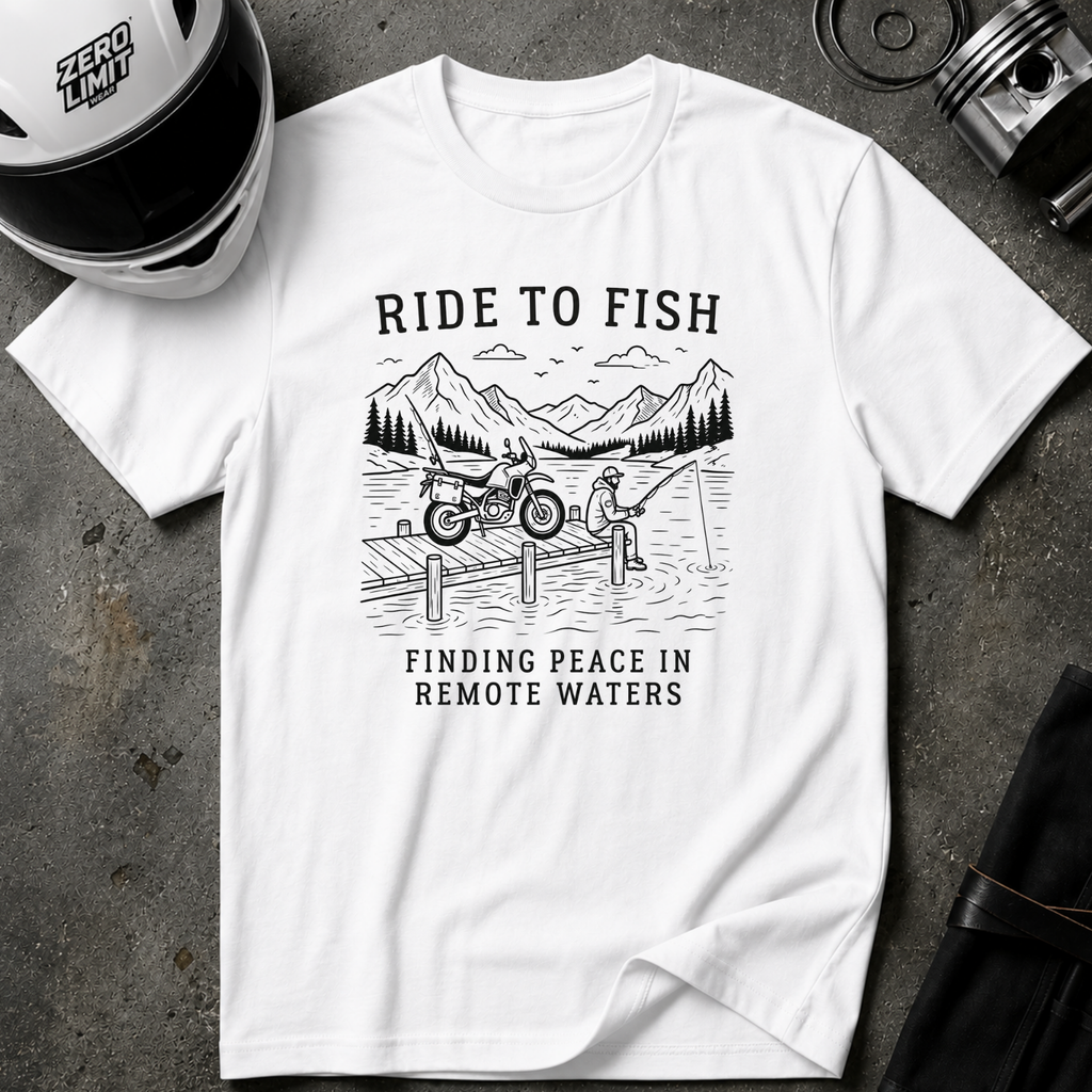 RIDE TO FISH T-SHIRT