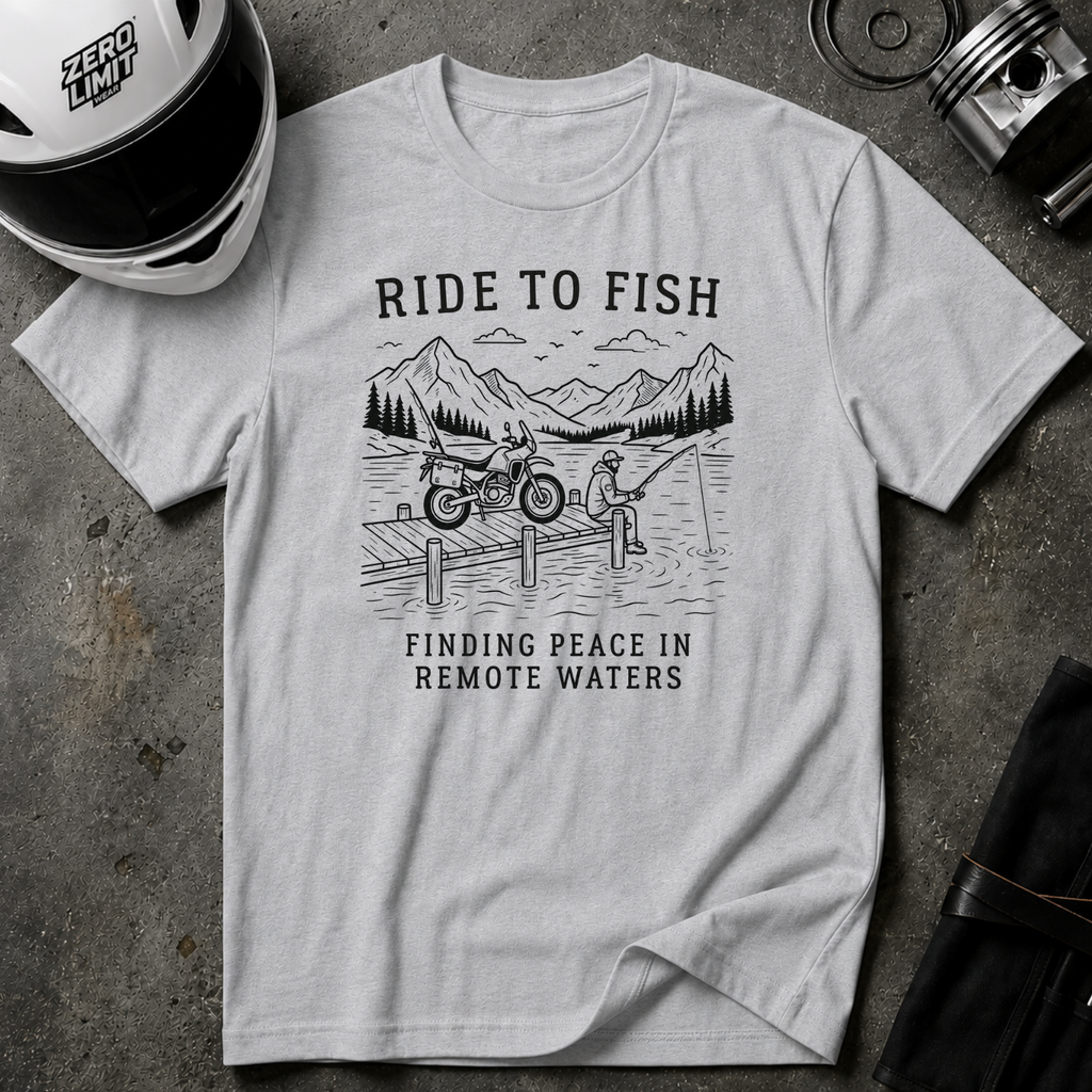RIDE TO FISH T-SHIRT