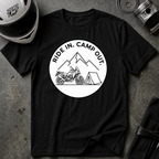 RIDE IN. CAMP OUT. T-SHIRT