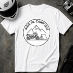 RIDE IN. CAMP OUT. T-SHIRT