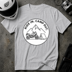 RIDE IN. CAMP OUT. T-SHIRT