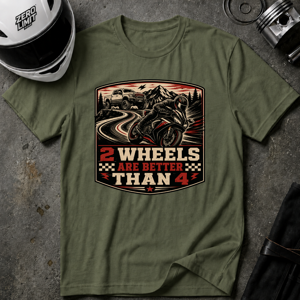 2 WHEELS LIFE T-SHIRT