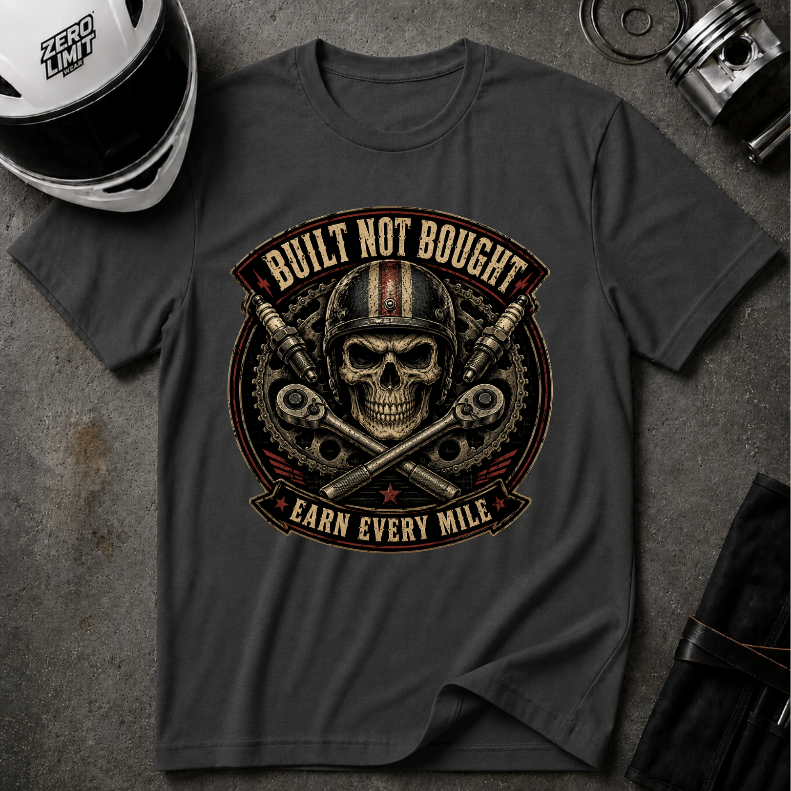 BUILT NOT BOUGHT T-SHIRT