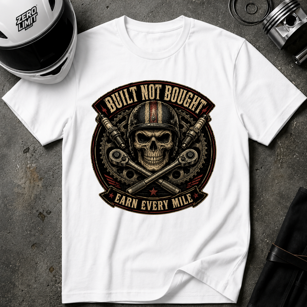 BUILT NOT BOUGHT T-SHIRT