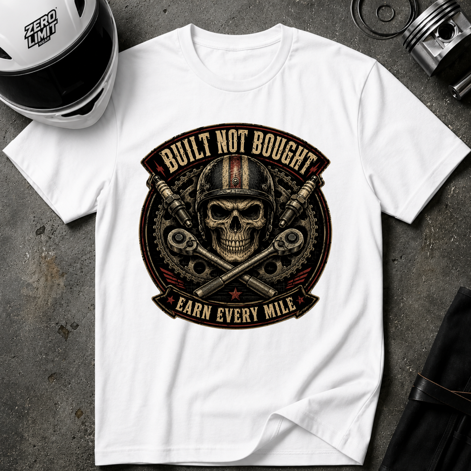 BUILT NOT BOUGHT T-SHIRT