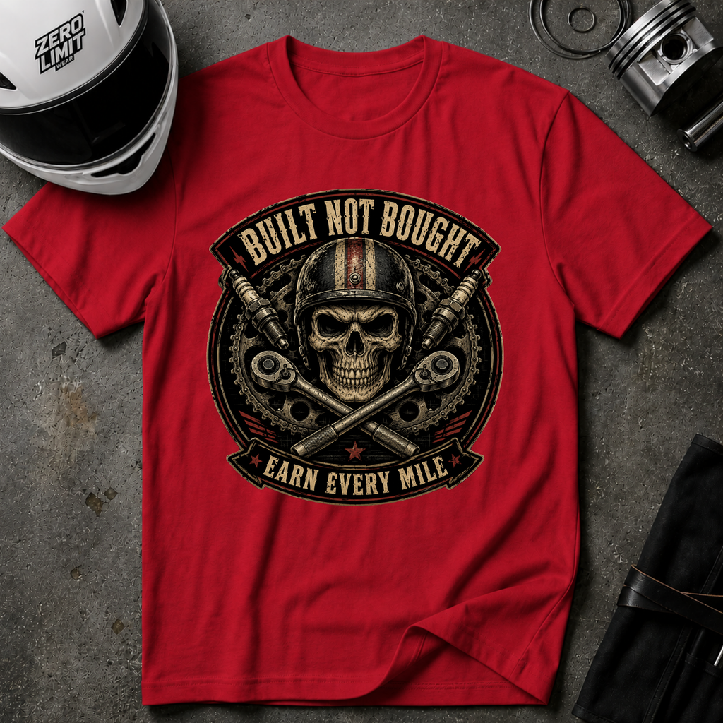 BUILT NOT BOUGHT T-SHIRT