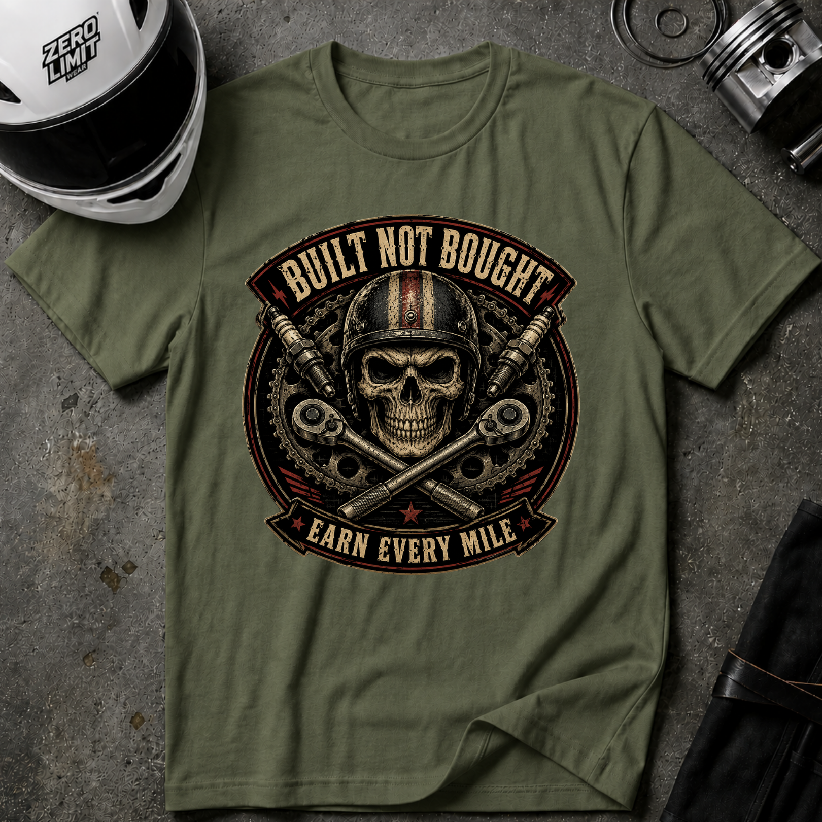 BUILT NOT BOUGHT T-SHIRT