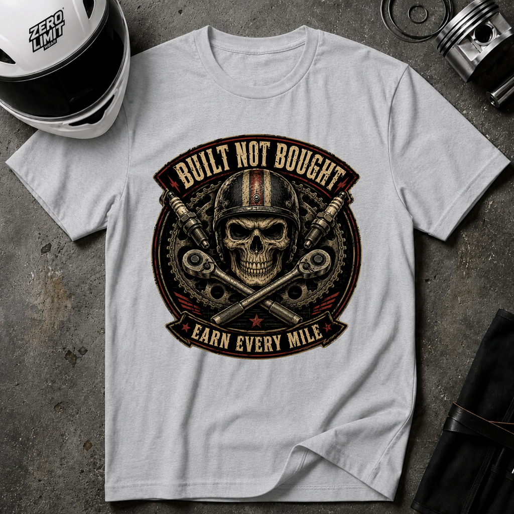 BUILT NOT BOUGHT T-SHIRT