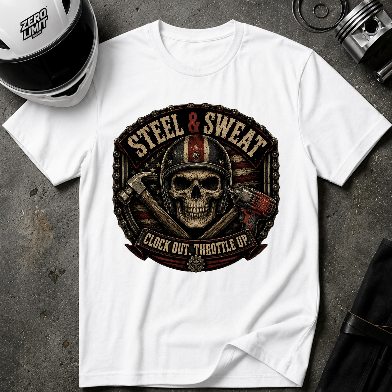 STEEL & SWEAT T-SHIRT