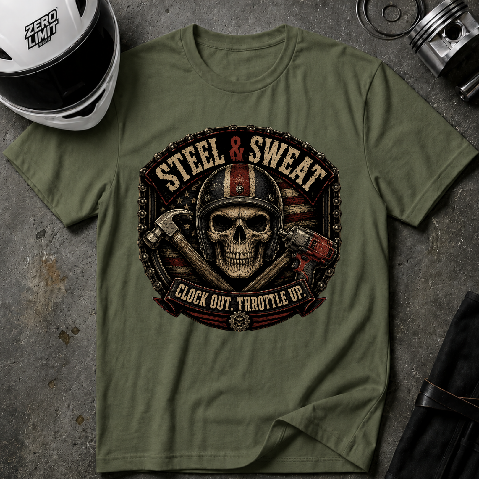 STEEL & SWEAT T-SHIRT