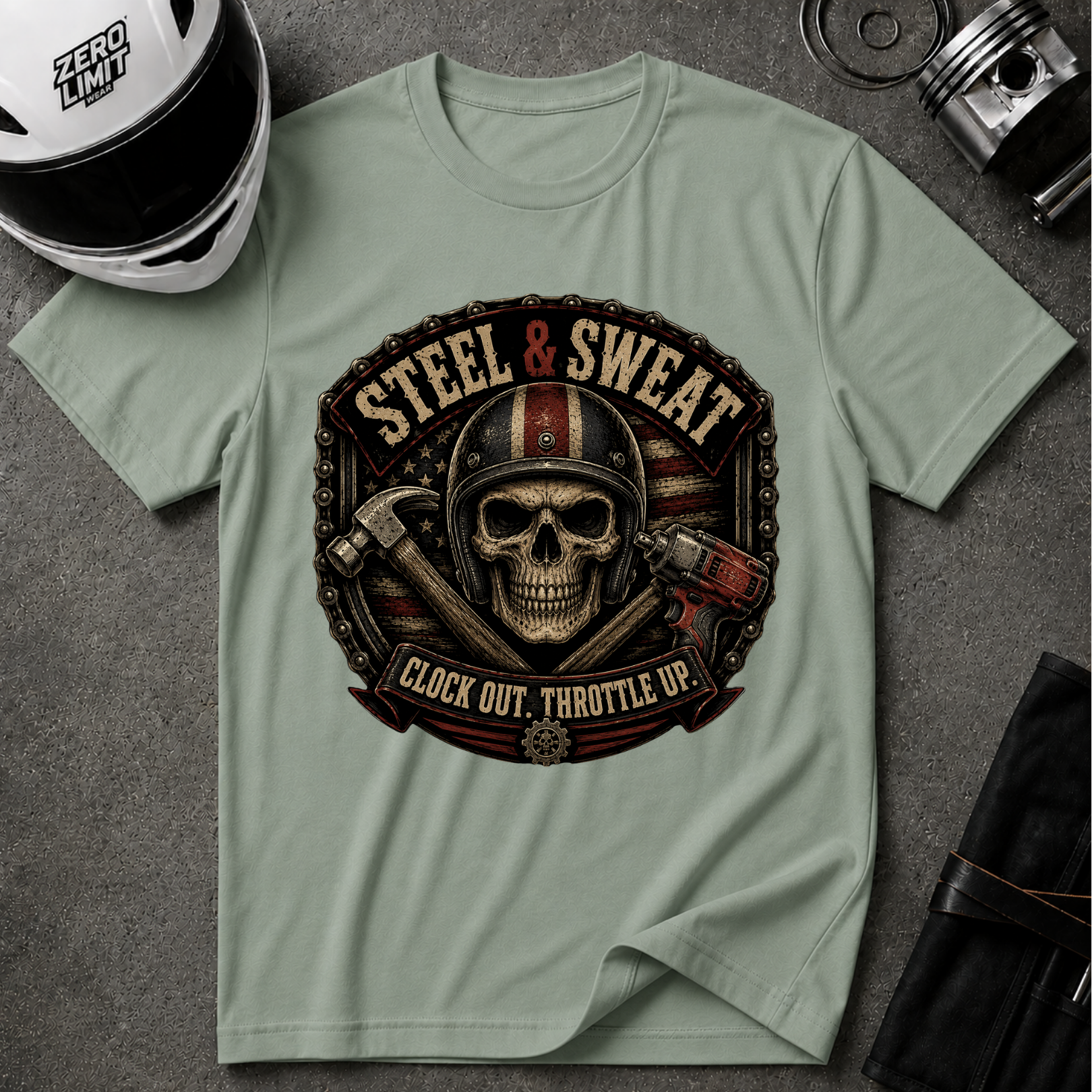 STEEL & SWEAT T-SHIRT