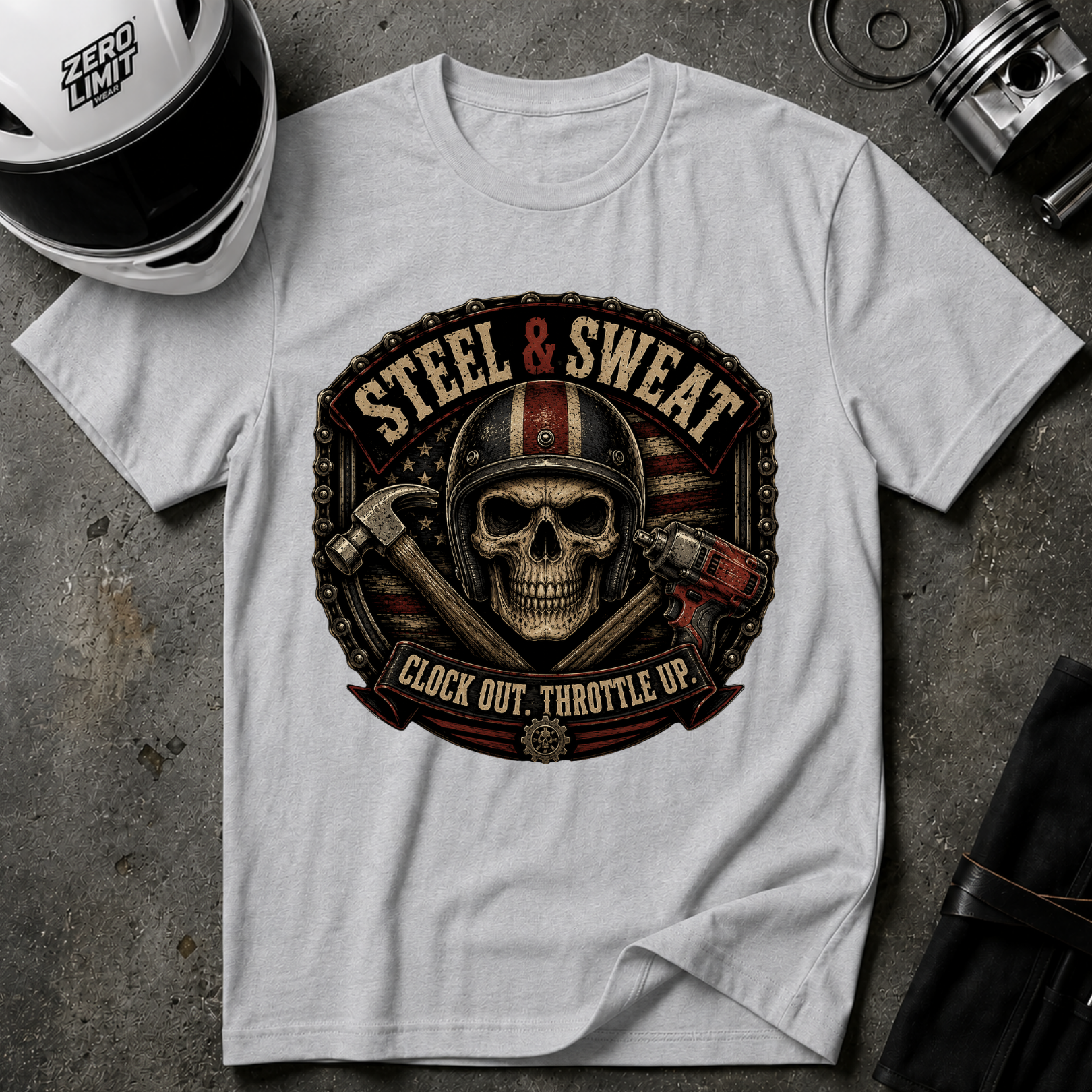 STEEL & SWEAT T-SHIRT