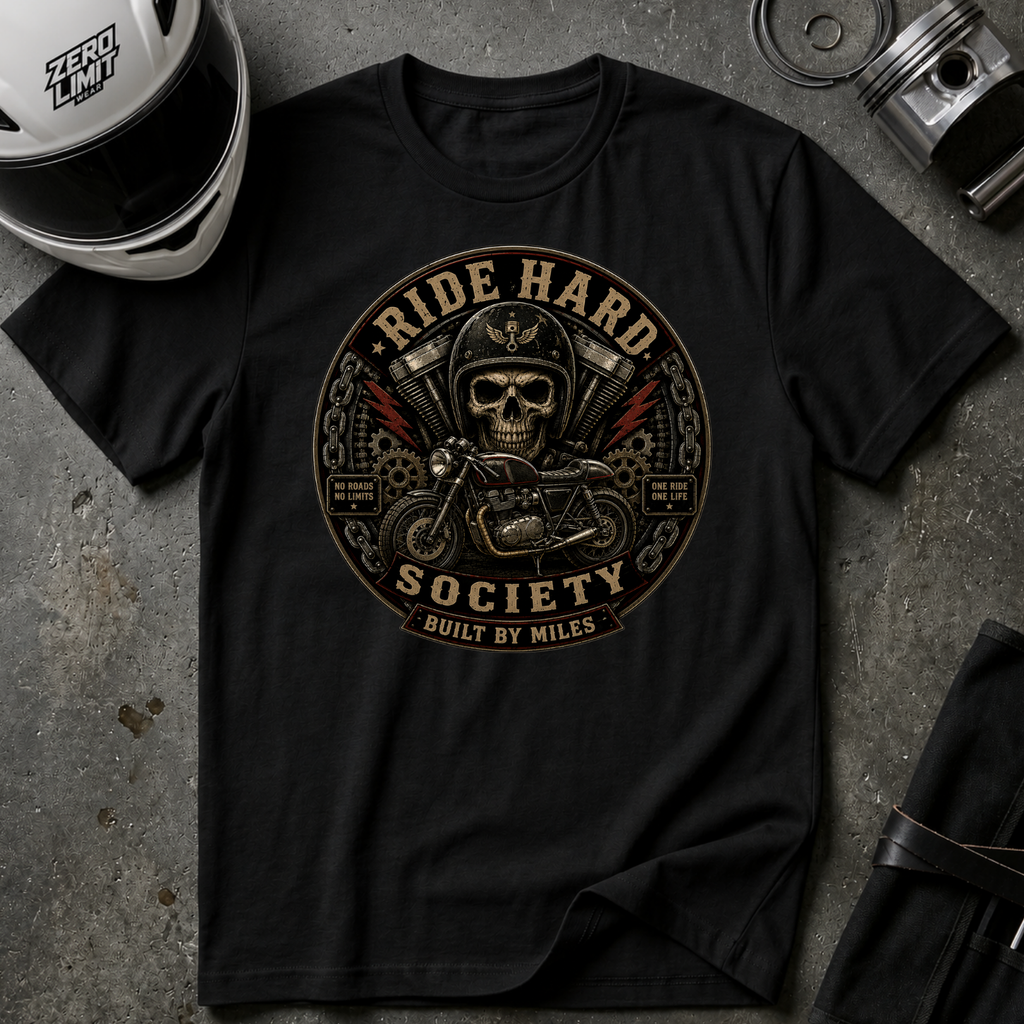 RIDE HARD SOCIETY T-SHIRT