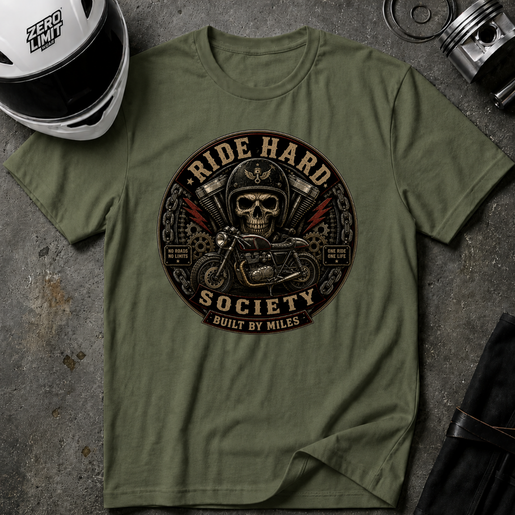 RIDE HARD SOCIETY T-SHIRT