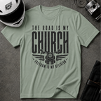 ROAD IS MY CHURCH T-SHIRT