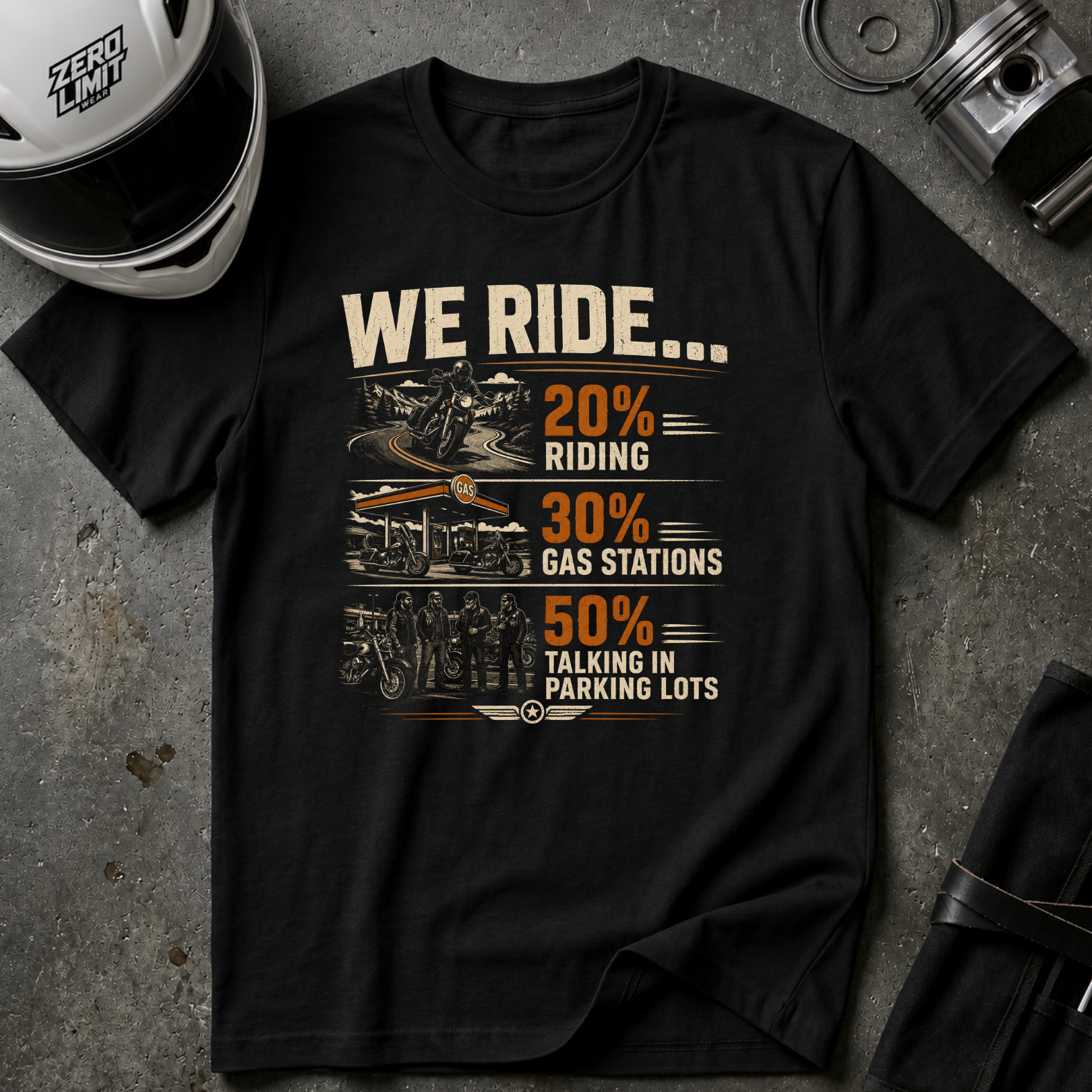 WE RIDE... T-SHIRT