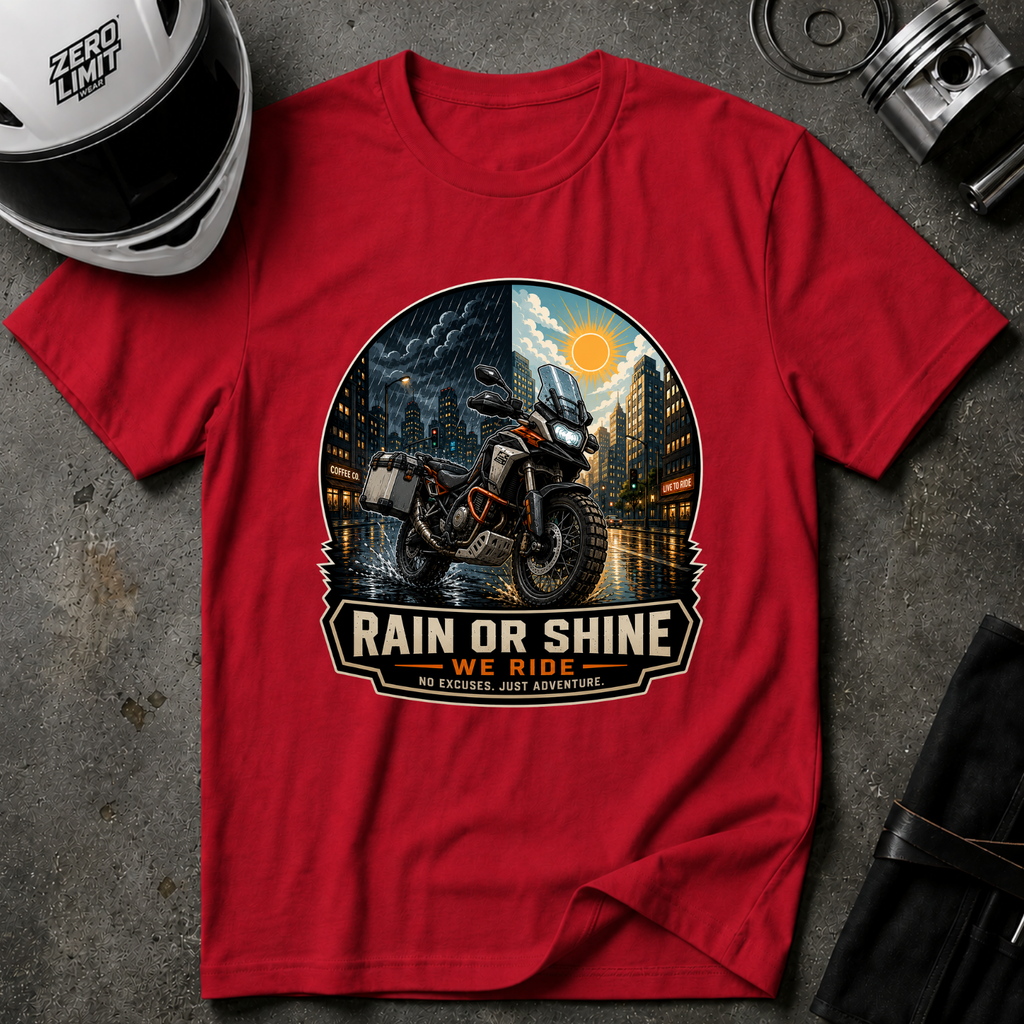 RAIN OR SHINE ADVENTURE T-SHIRT