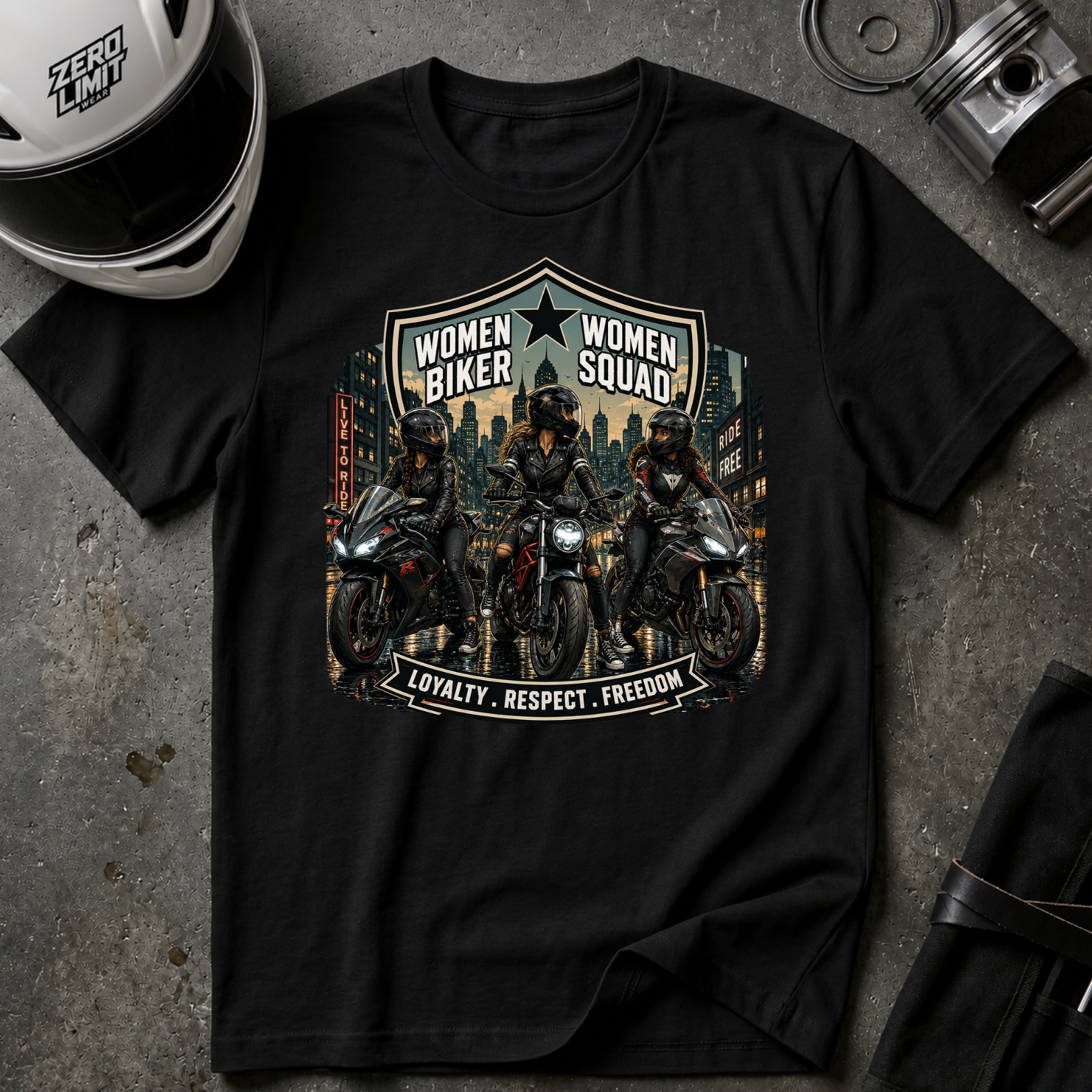 CITY WOMEN RIDERS T-SHIRT