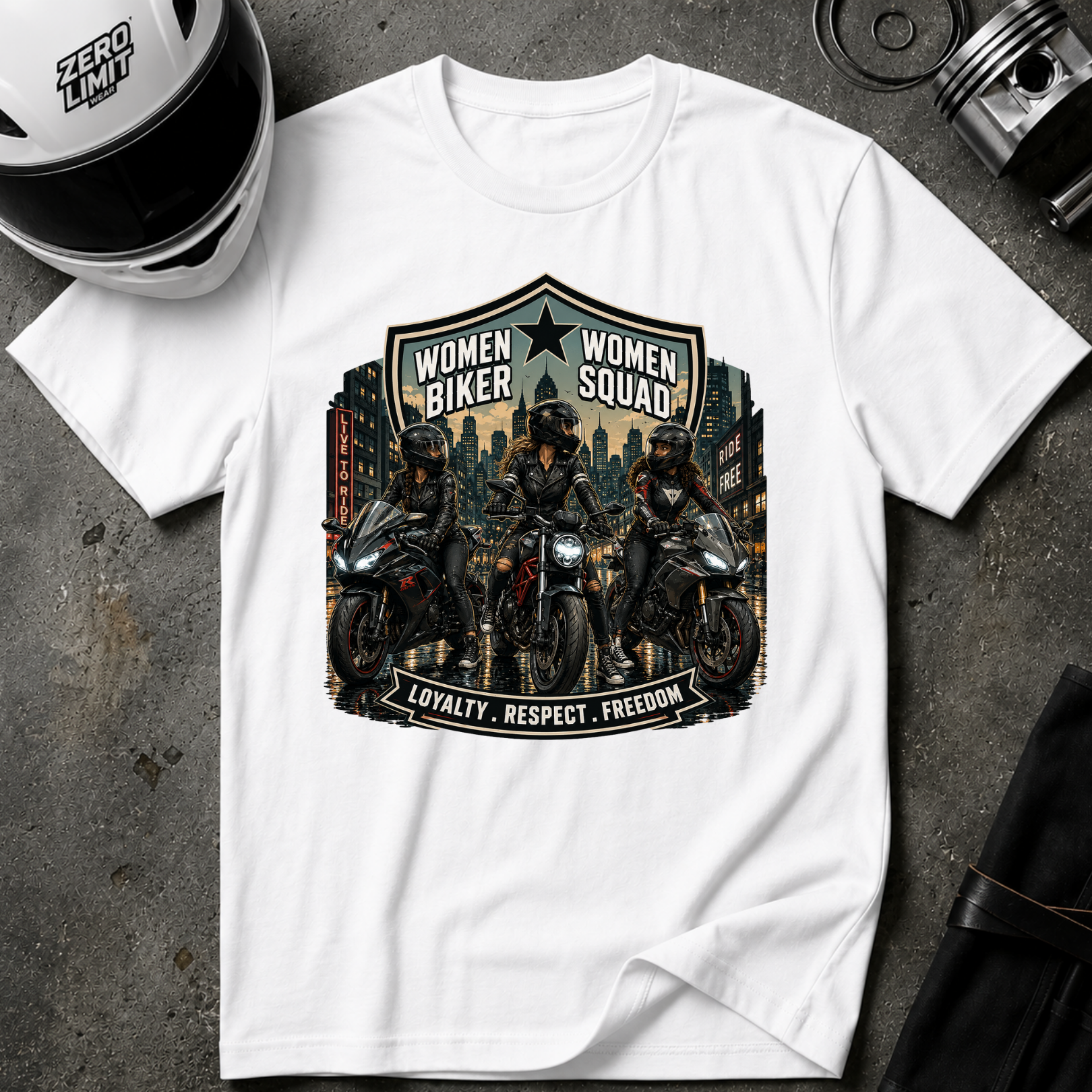 CITY WOMEN RIDERS T-SHIRT