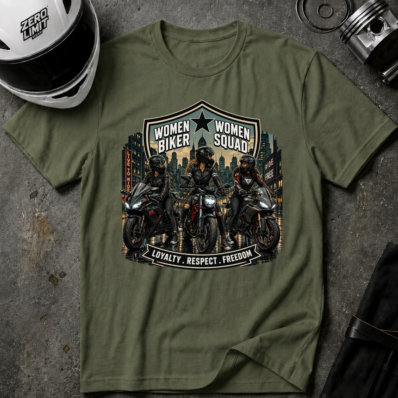 CITY WOMEN RIDERS T-SHIRT
