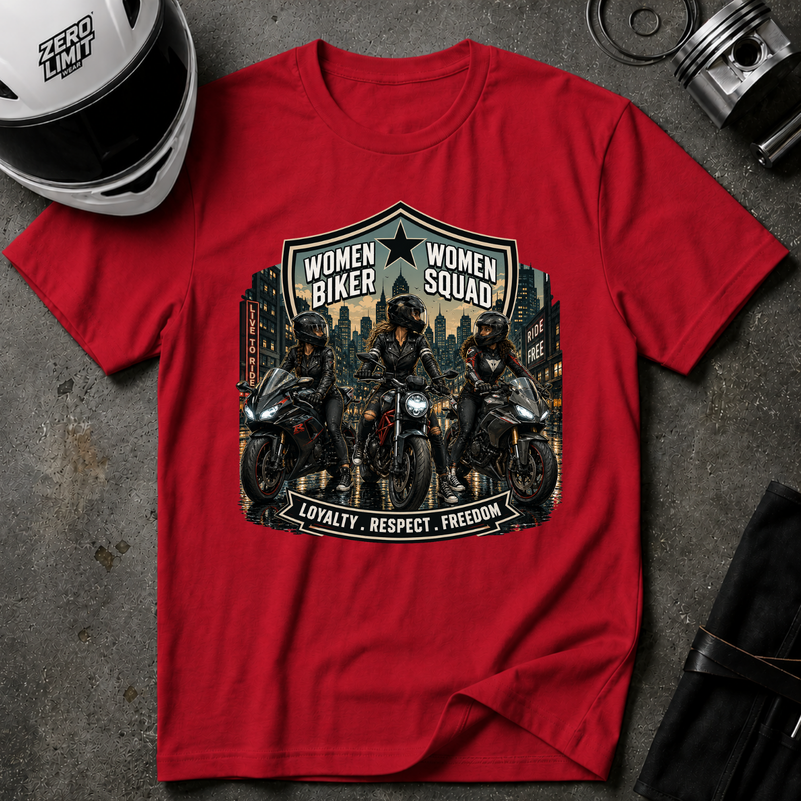 CITY WOMEN RIDERS T-SHIRT