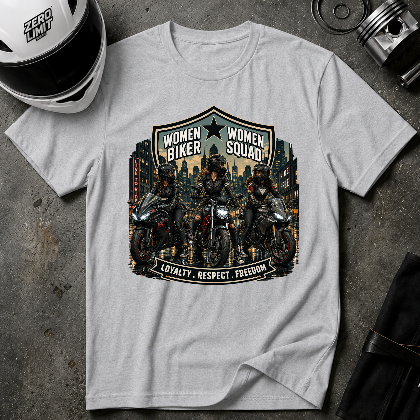 CITY WOMEN RIDERS T-SHIRT