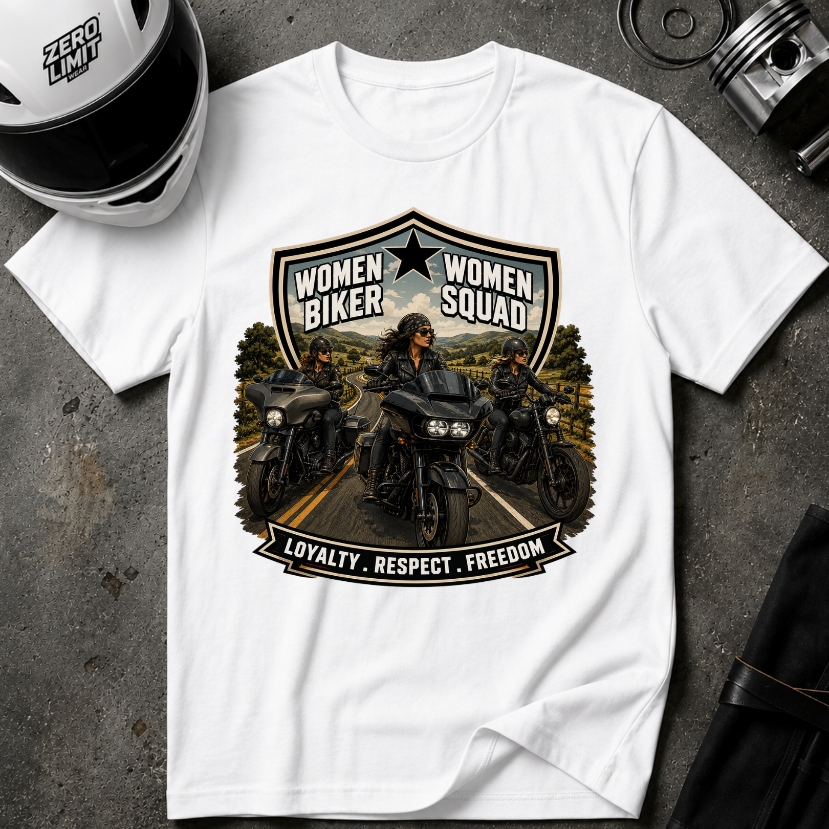 BACKCOUNTRY WOMEN BIKERS T-SHIRT