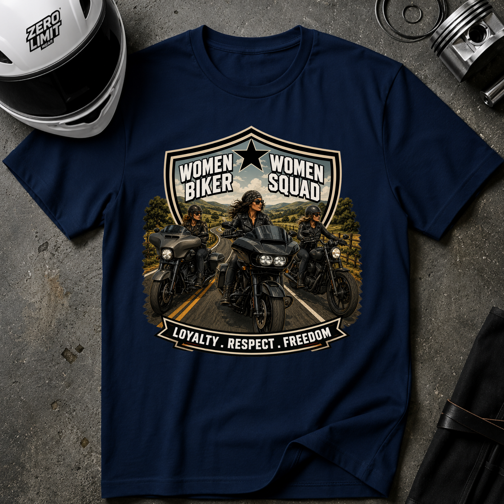 BACKCOUNTRY WOMEN BIKERS T-SHIRT