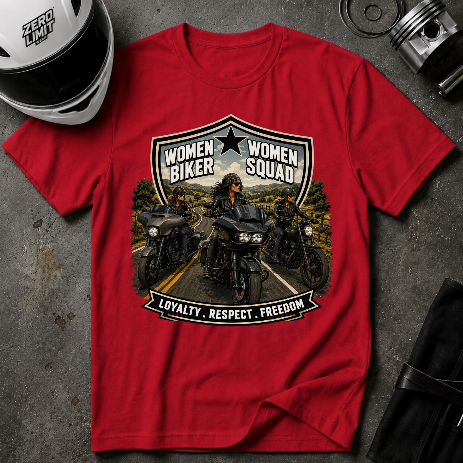 BACKCOUNTRY WOMEN BIKERS T-SHIRT
