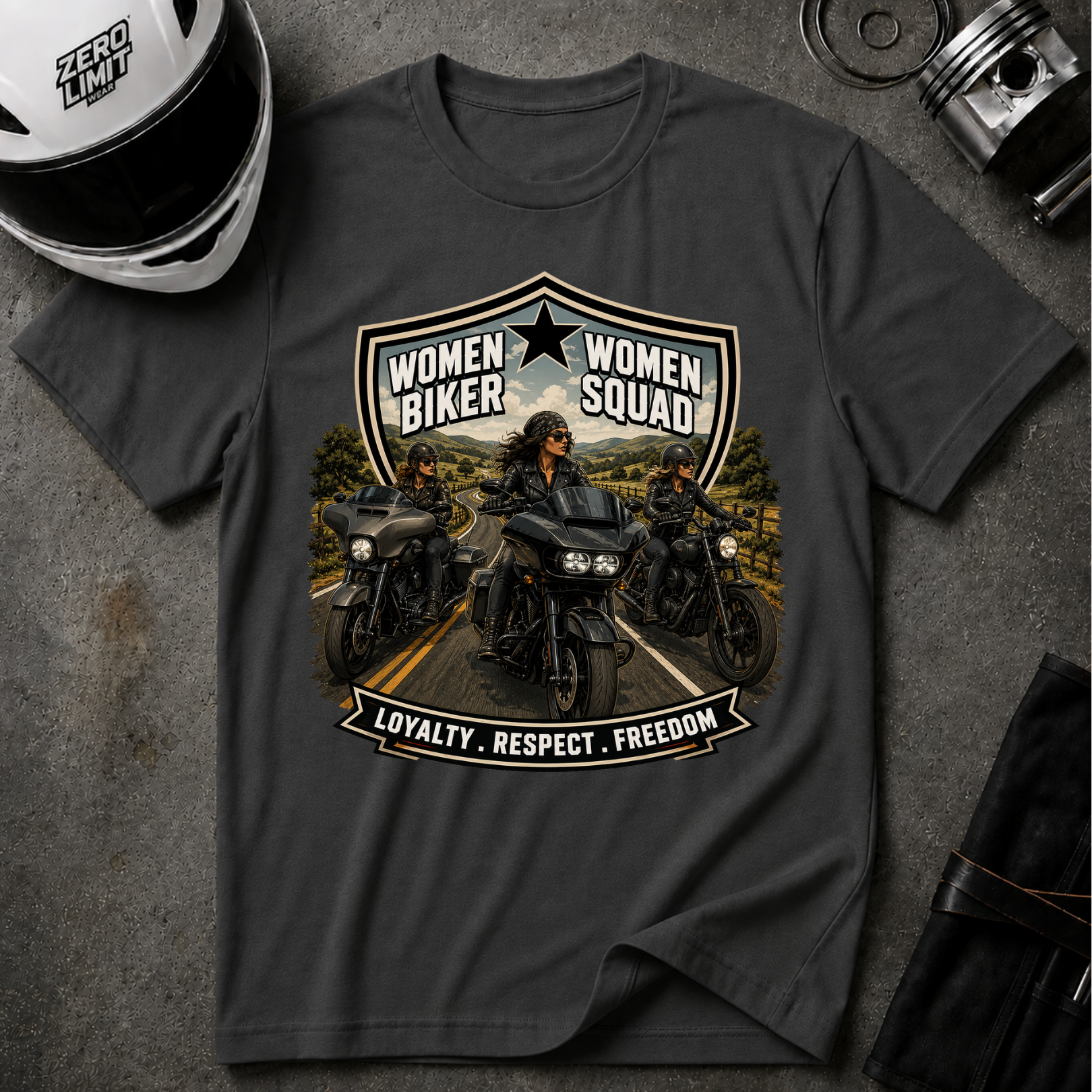 BACKCOUNTRY WOMEN BIKERS T-SHIRT