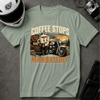 COFFEE STOPS ARE MANDATORY T-SHIRT