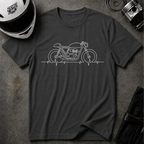 CAFE RACER EKG T-SHIRT