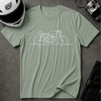 CAFE RACER EKG T-SHIRT