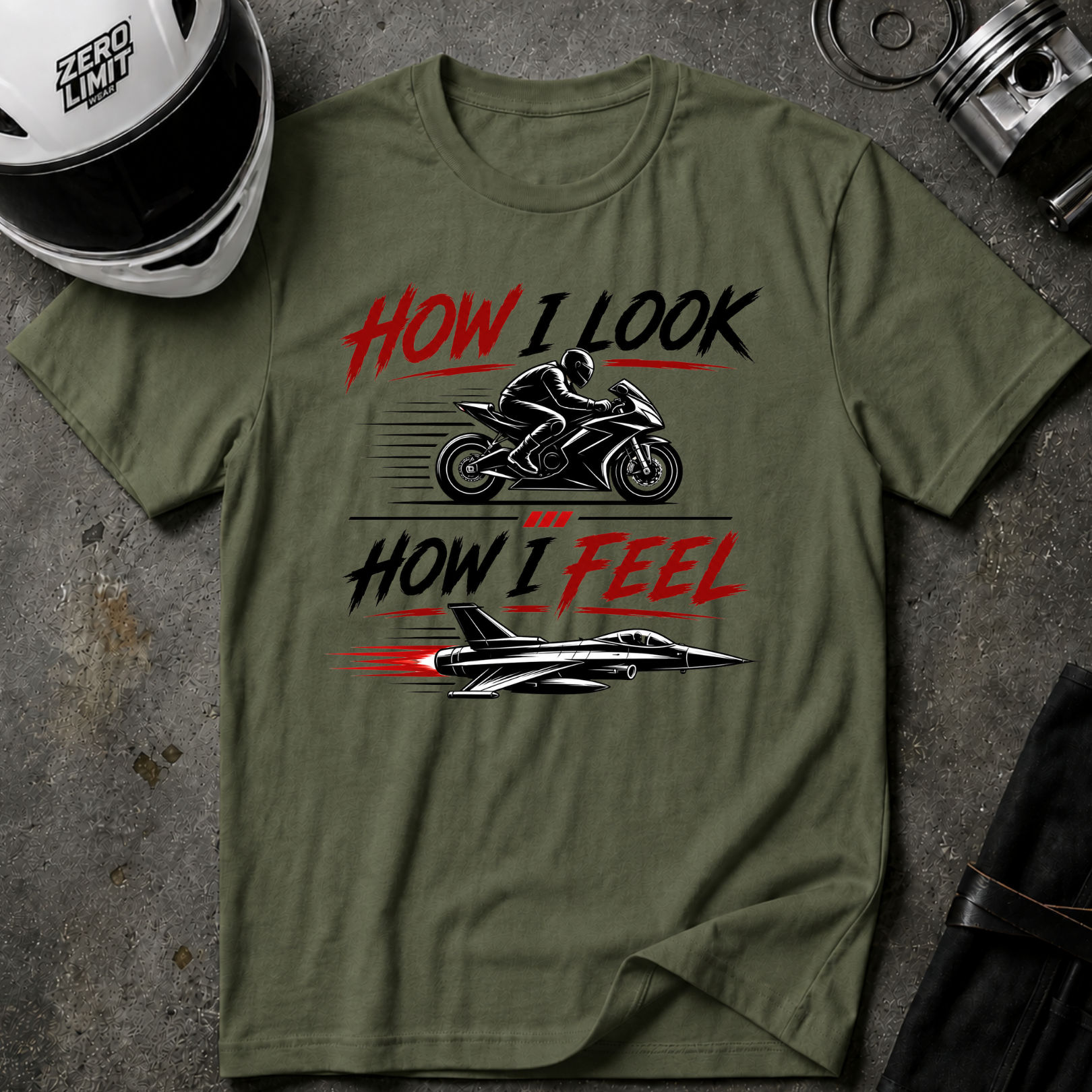 LOOK VS FEEL T-SHIRT