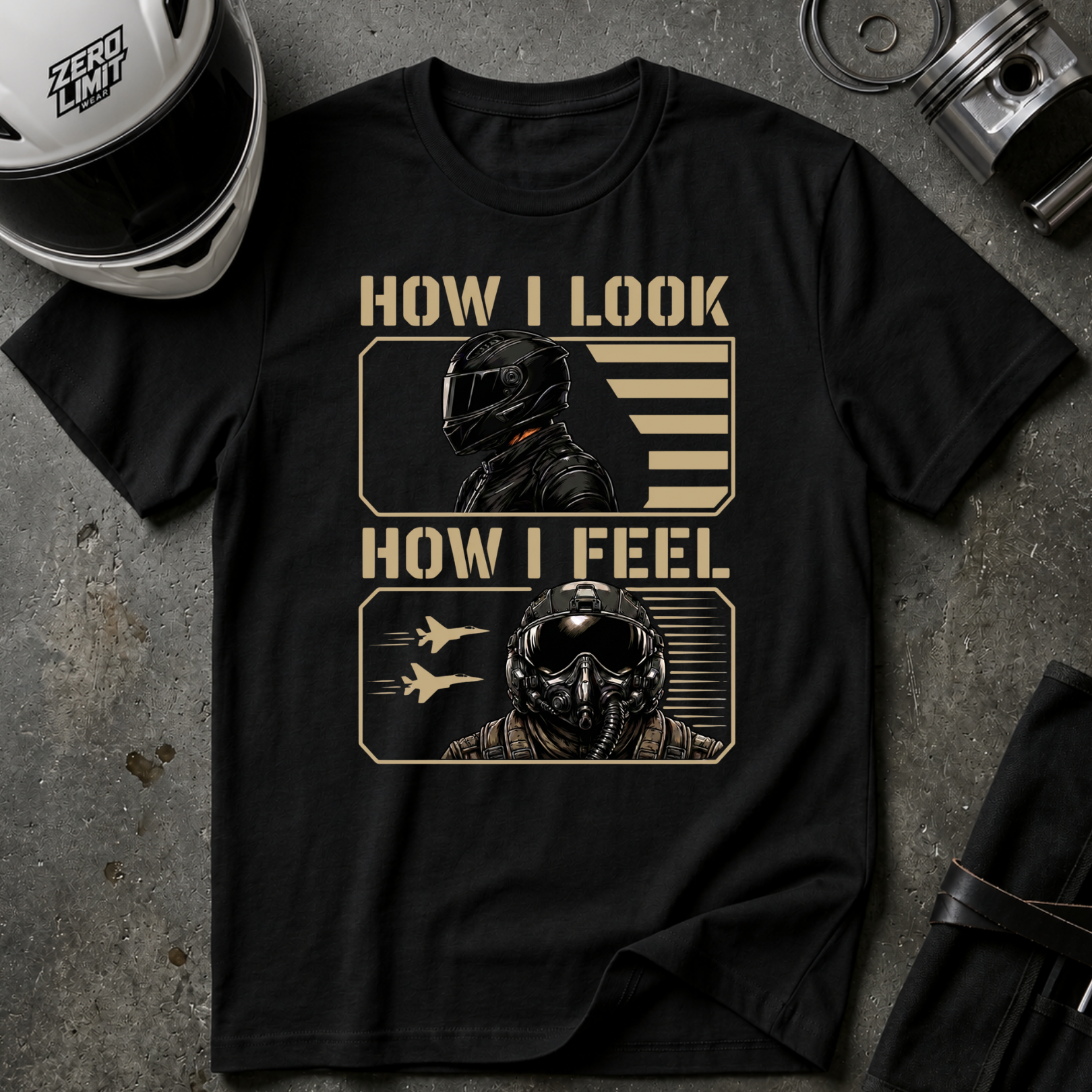 LOOKS VS FEEL T-SHIRT