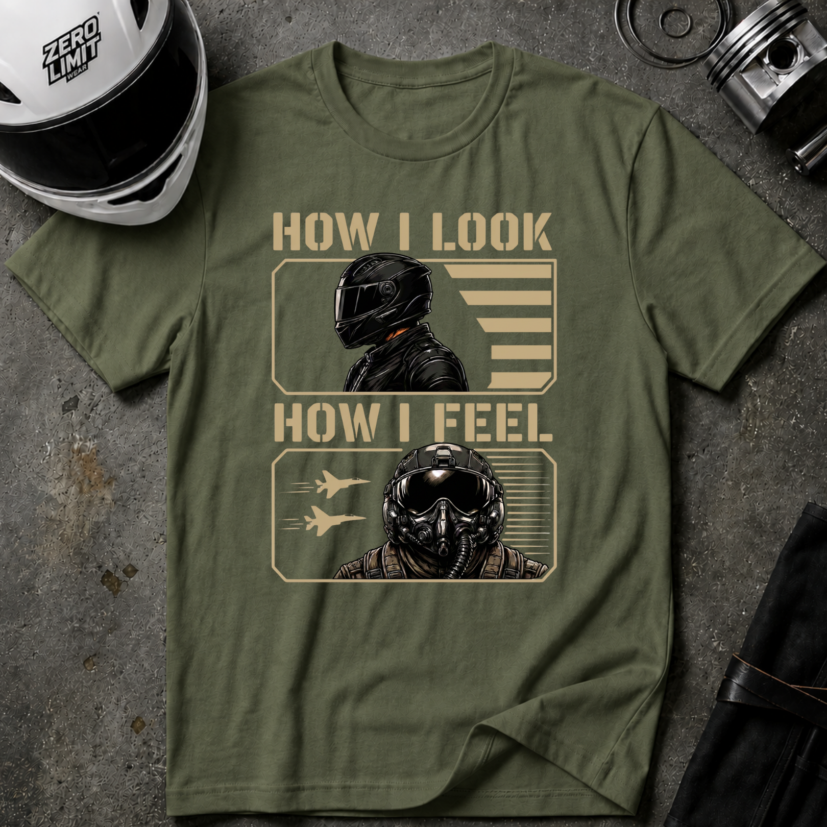 LOOKS VS FEEL T-SHIRT