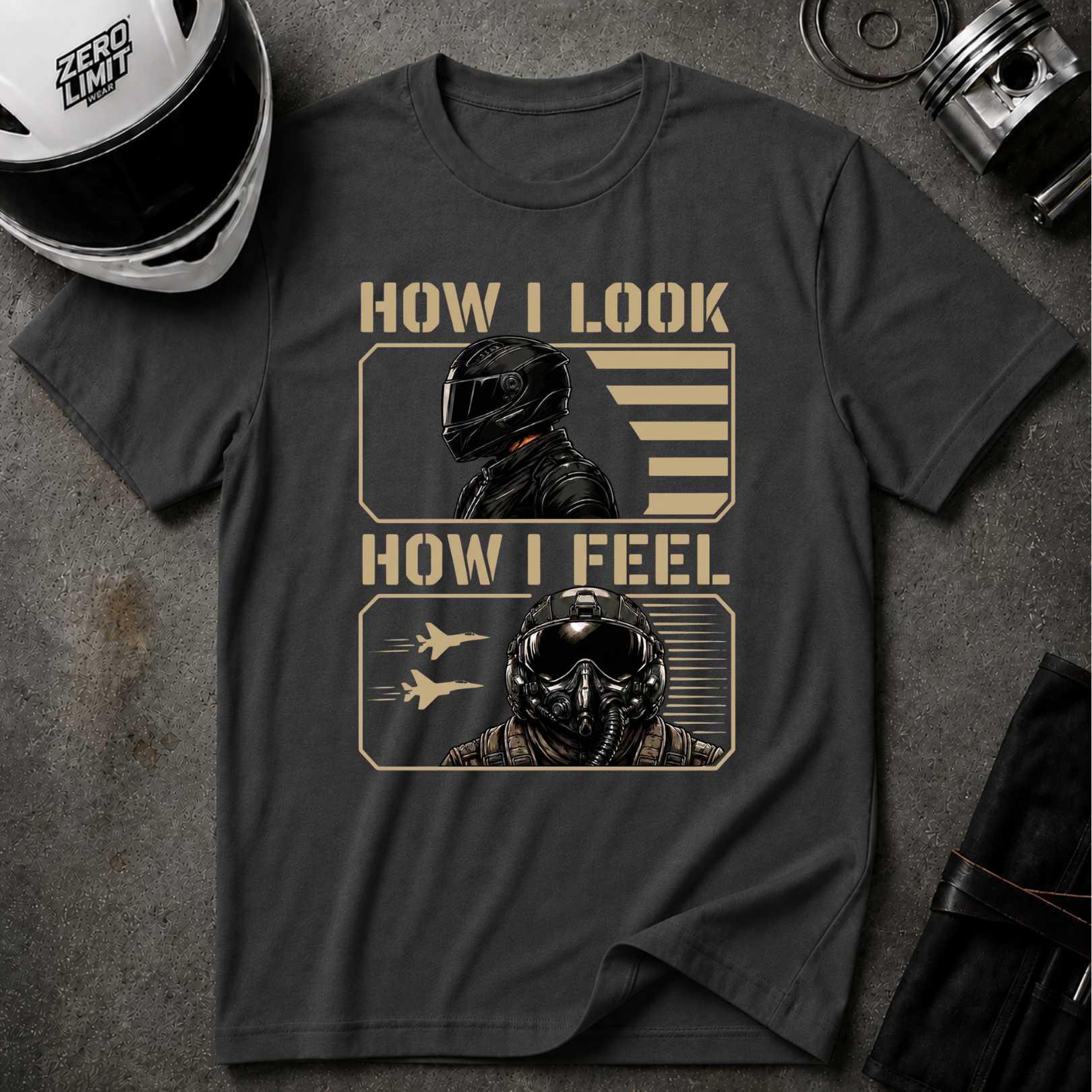 LOOKS VS FEEL T-SHIRT