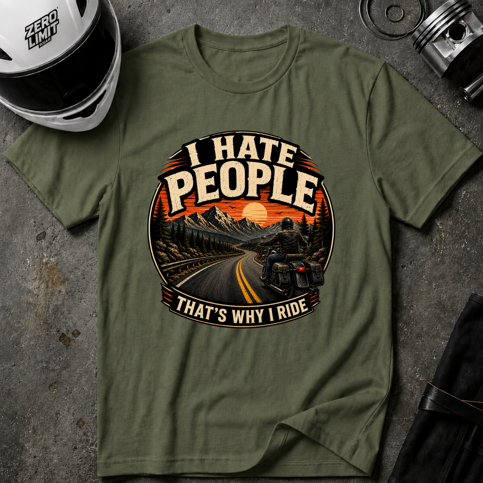 THAT'S WHY I RIDE T-SHIRT