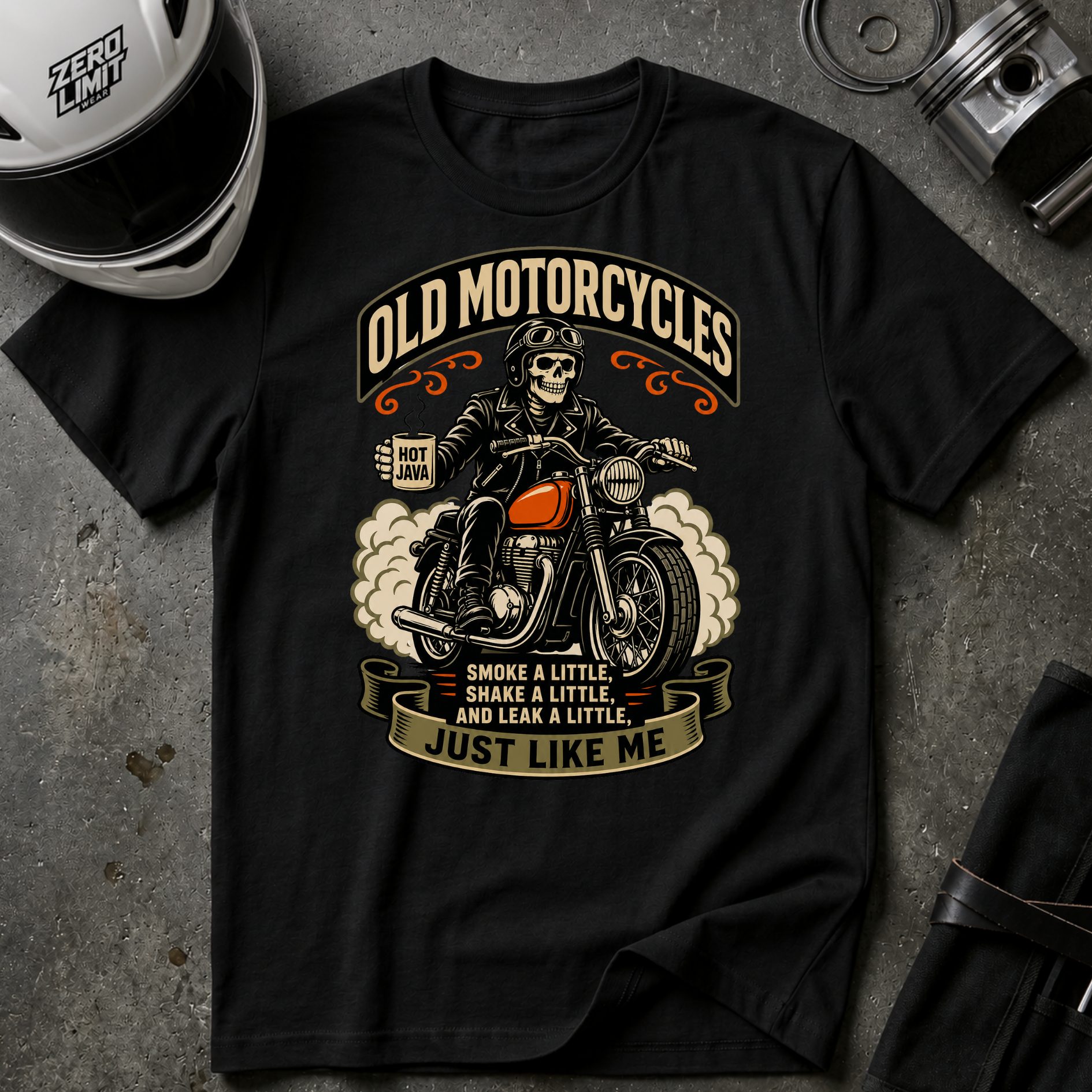 OLD MOTORCYCLES T-SHIRT