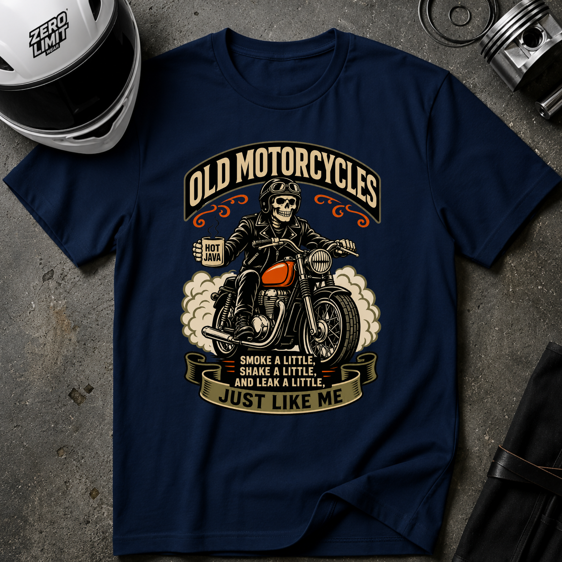 OLD MOTORCYCLES T-SHIRT