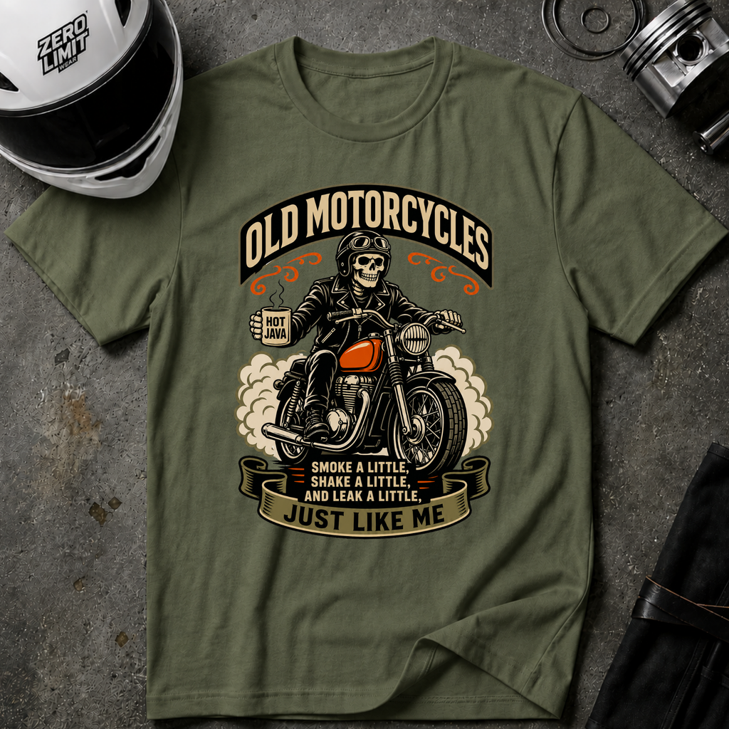 OLD MOTORCYCLES T-SHIRT