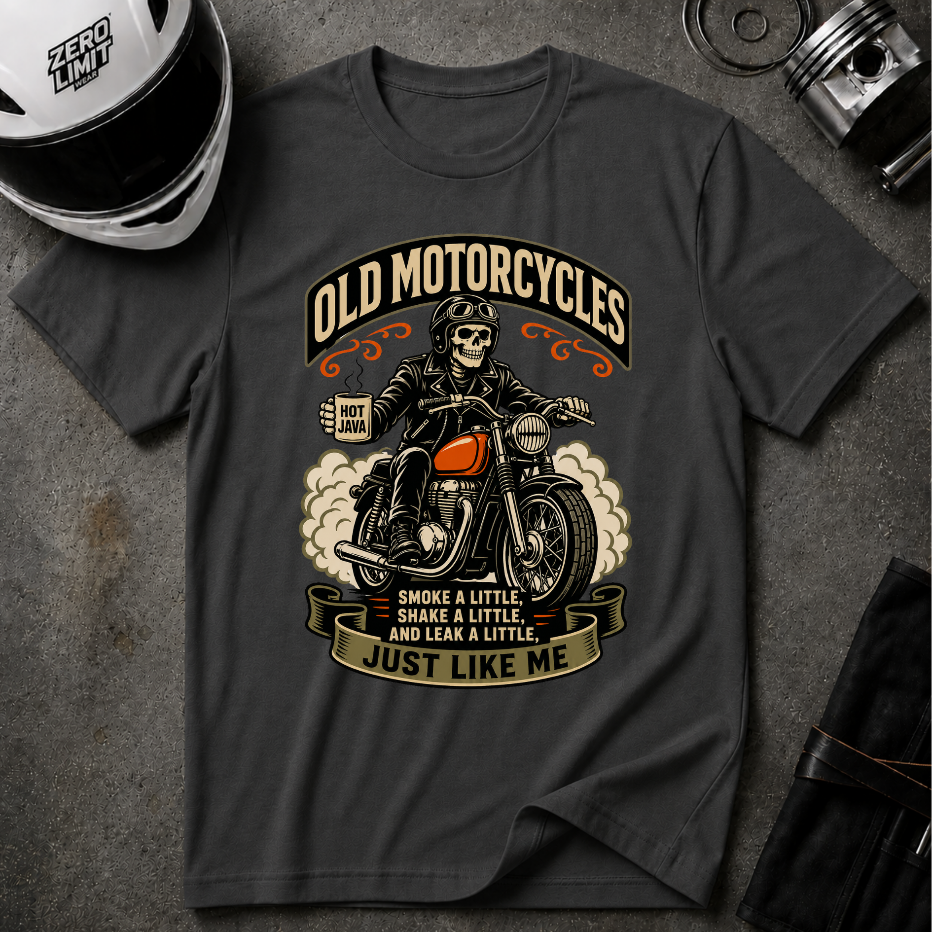 OLD MOTORCYCLES T-SHIRT