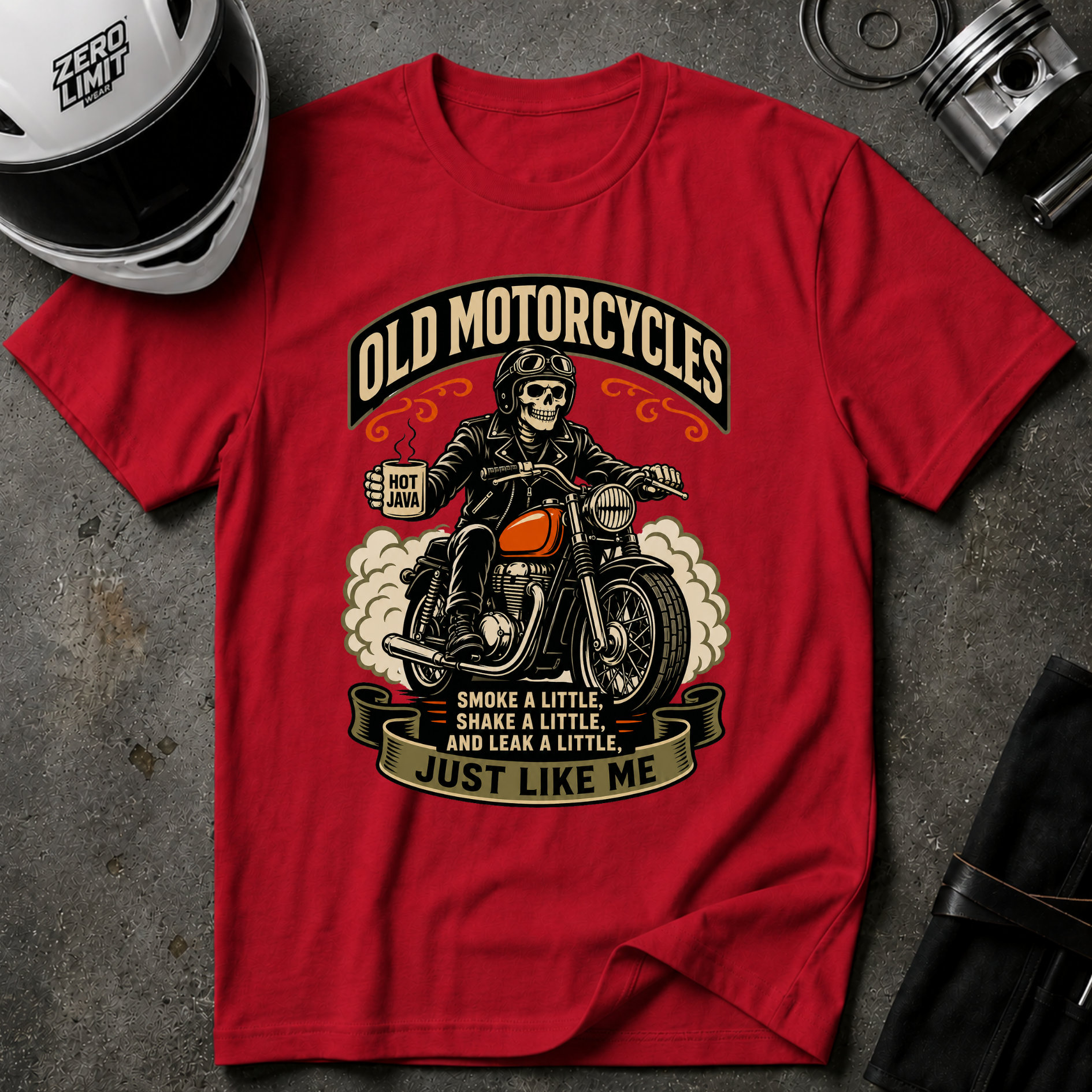 OLD MOTORCYCLES T-SHIRT