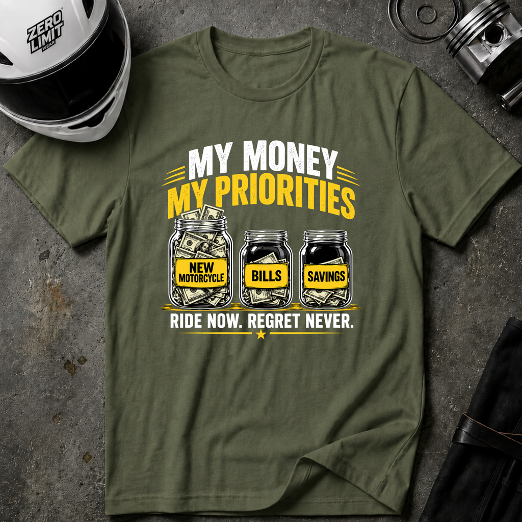 MONEY PRIORITIES T-SHIRT